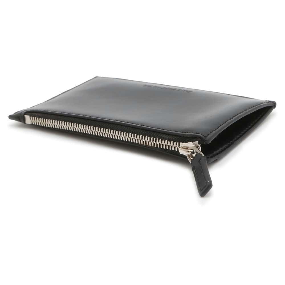 Balenciaga Cases Card Calf Leather Black Wallet Case